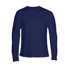 Faster, Funktions t-shirt Långärmad Marin Unisex